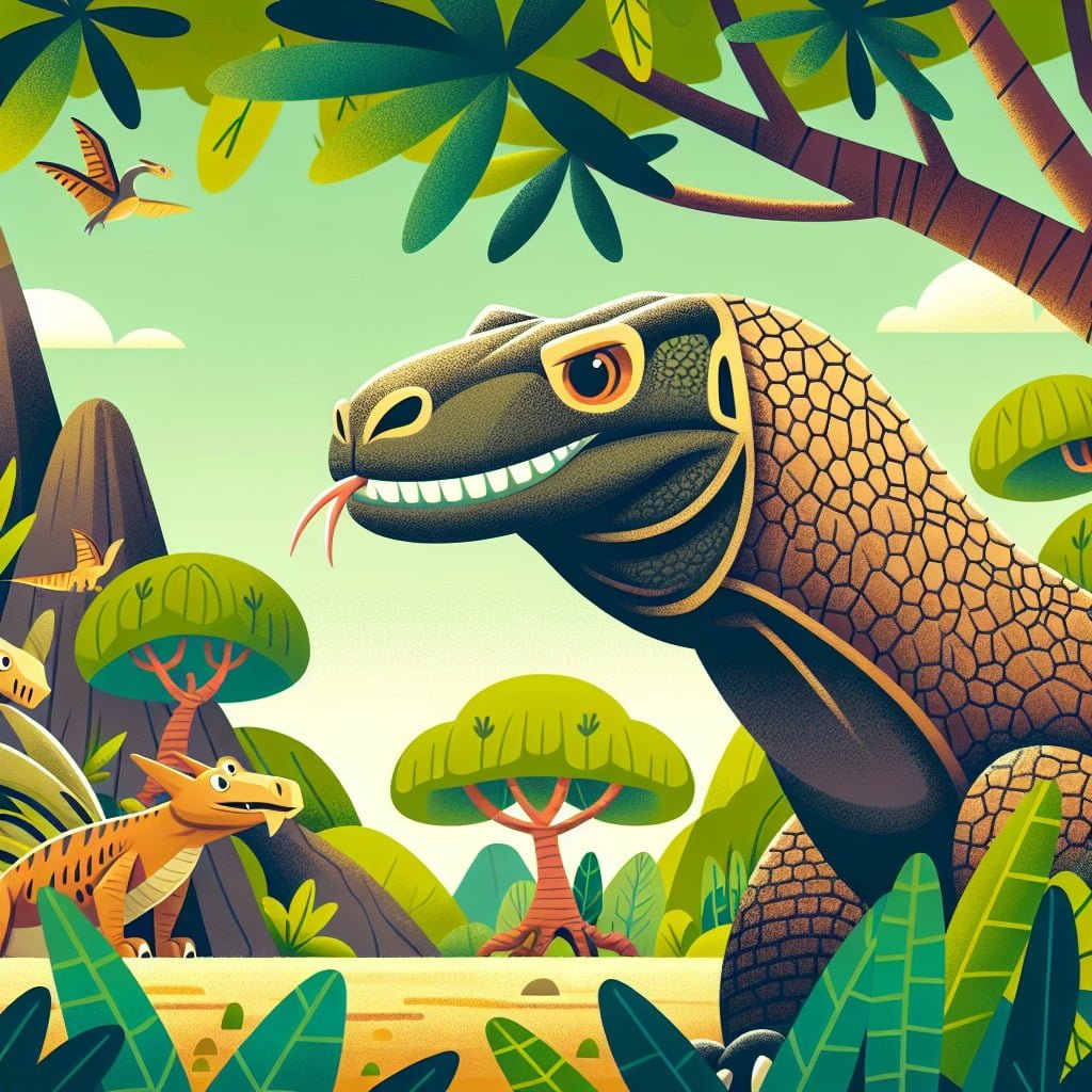 Fun fact for kids about Komodo Dragons