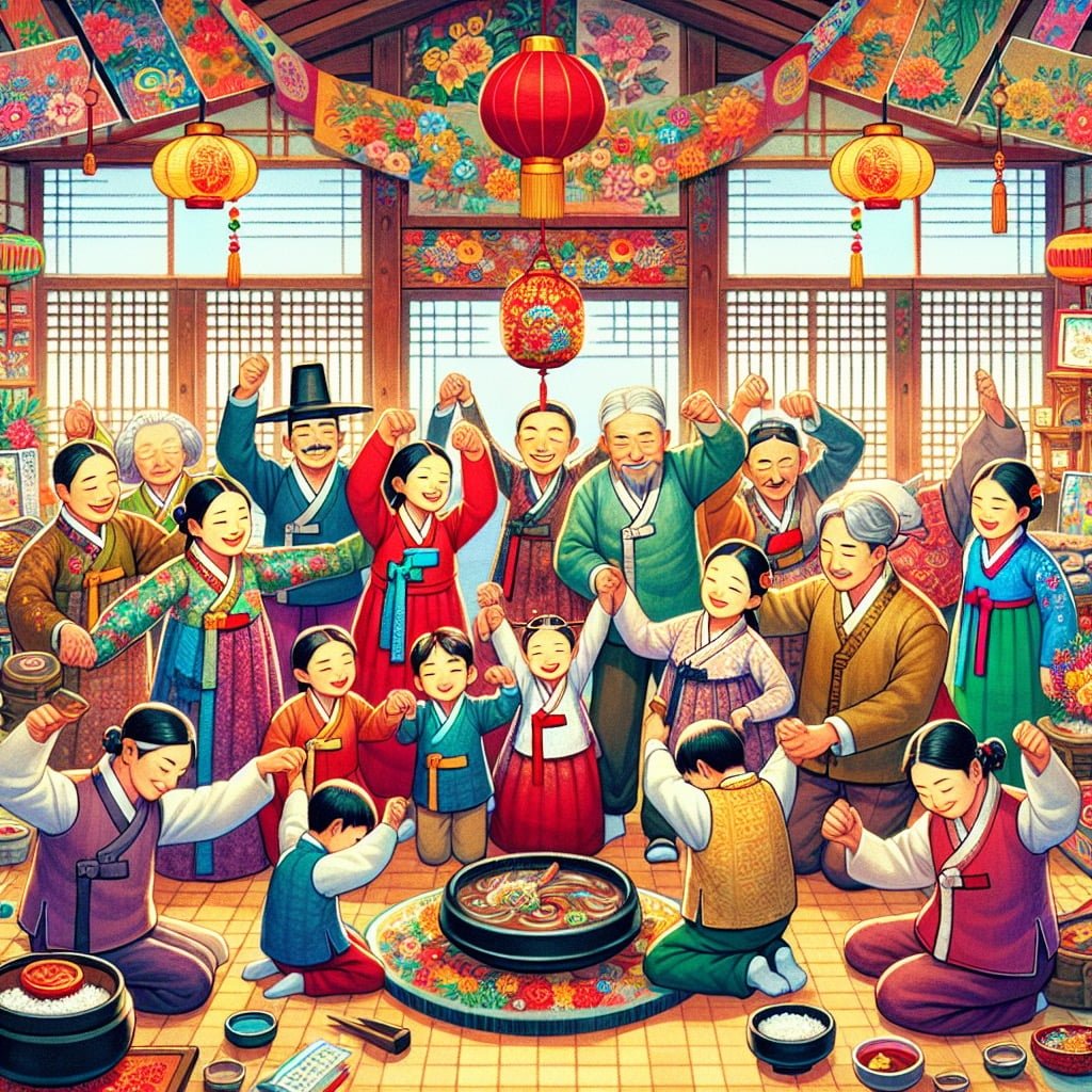 Fun fact for kids about Korean new year