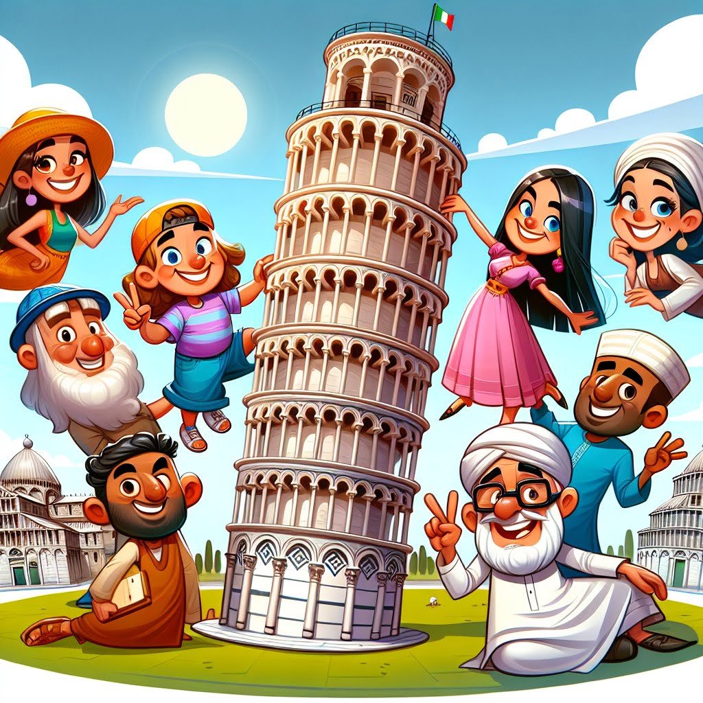 Fun fact for kids about the Leaning Tower of Pisa