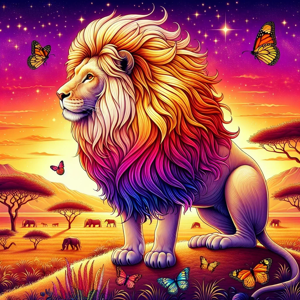 Fun fact for kids about maned lion