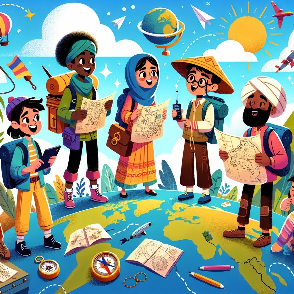Fun fact for kids about explorers mapping unknown territories