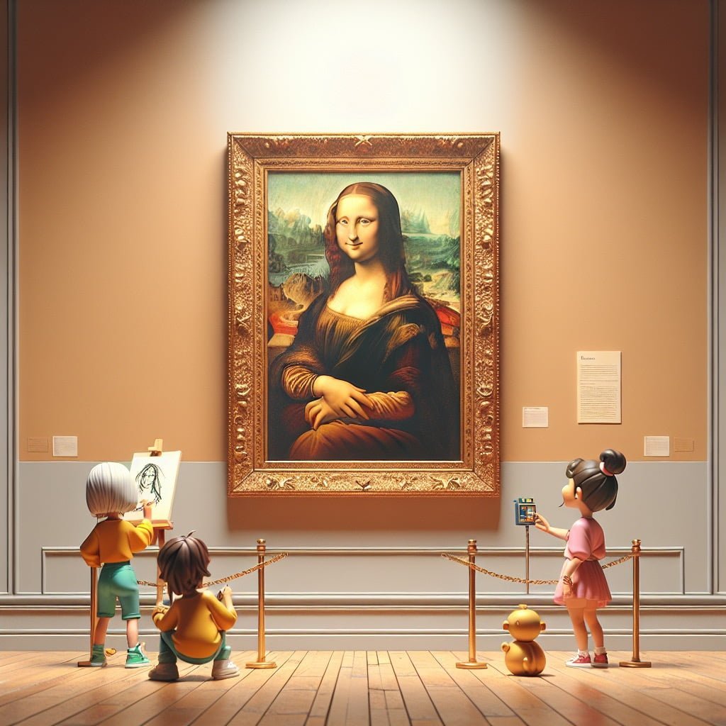 Fun fact for kids about the Mona Lisa