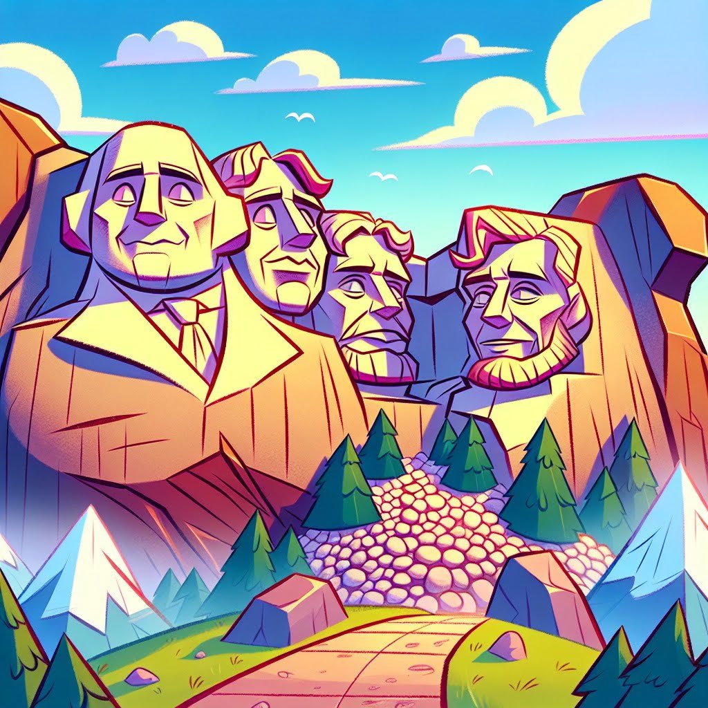 Fun fact for kids about Mount Rushmore