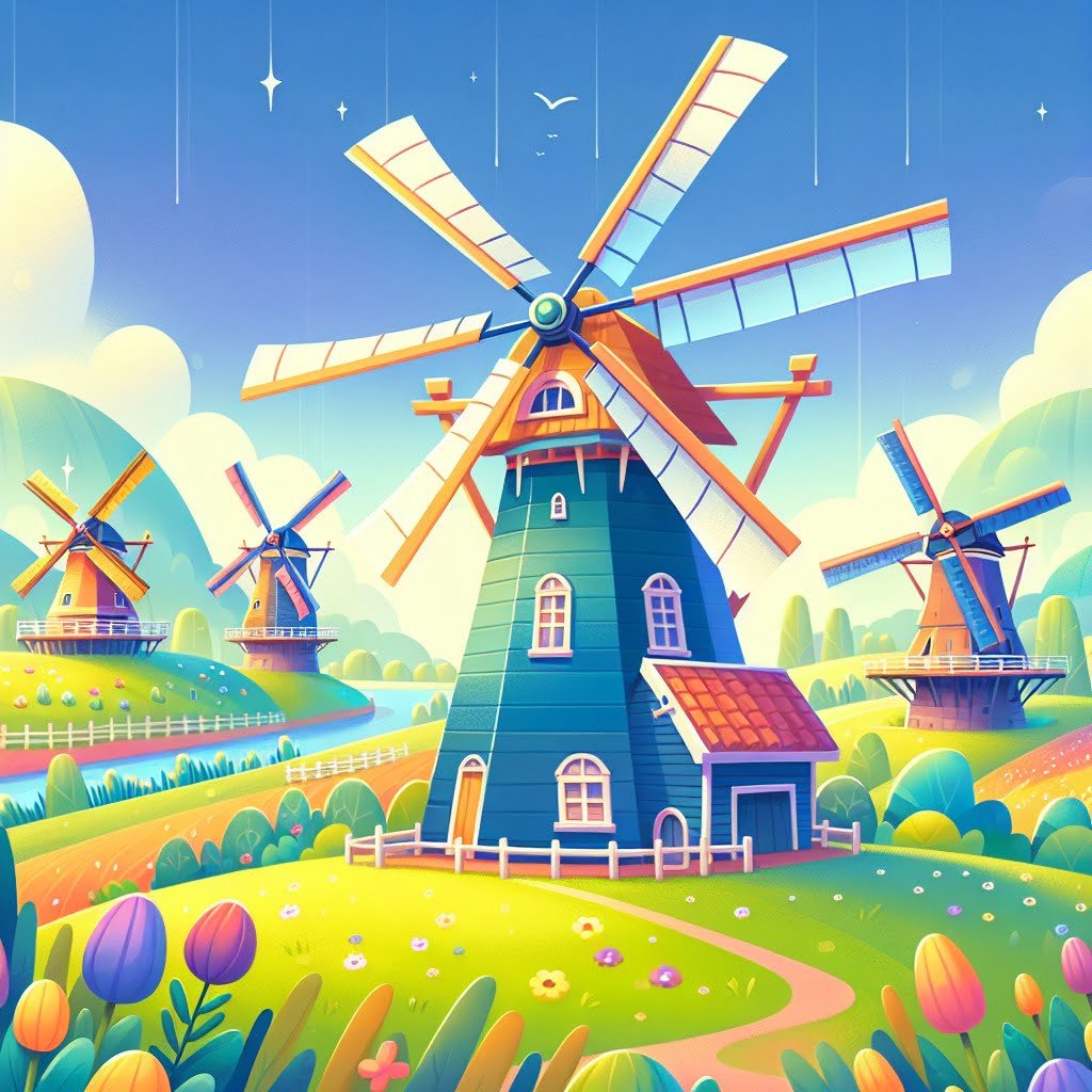 Fun fact for kids about the Windmills