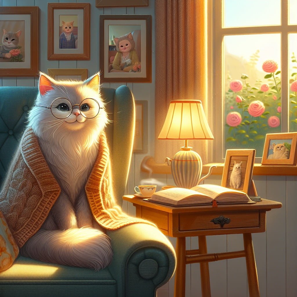 Fun fact for kids about an old cat