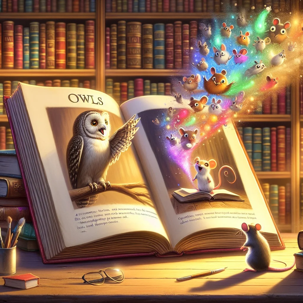 Fun fact for kids about an owl swallowing its prey