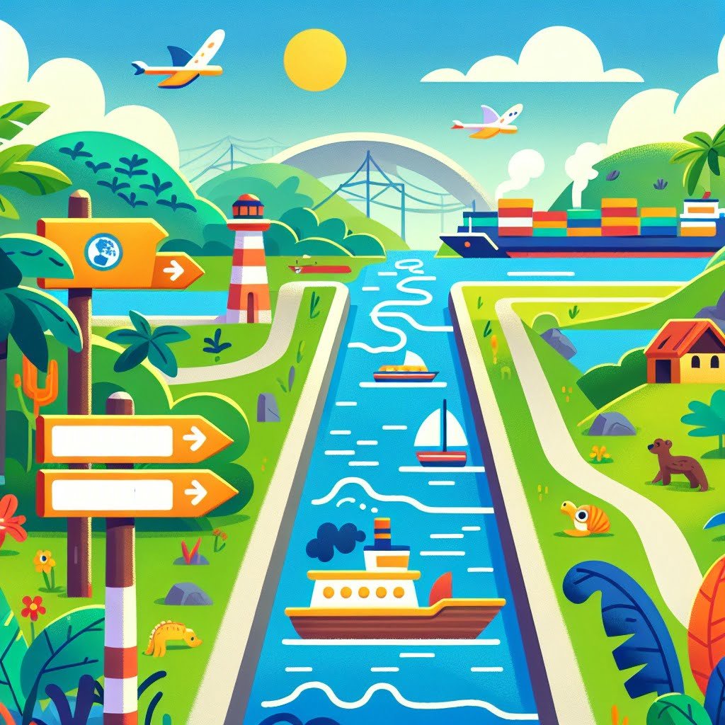 Fun fact for kids about the Panama Canal
