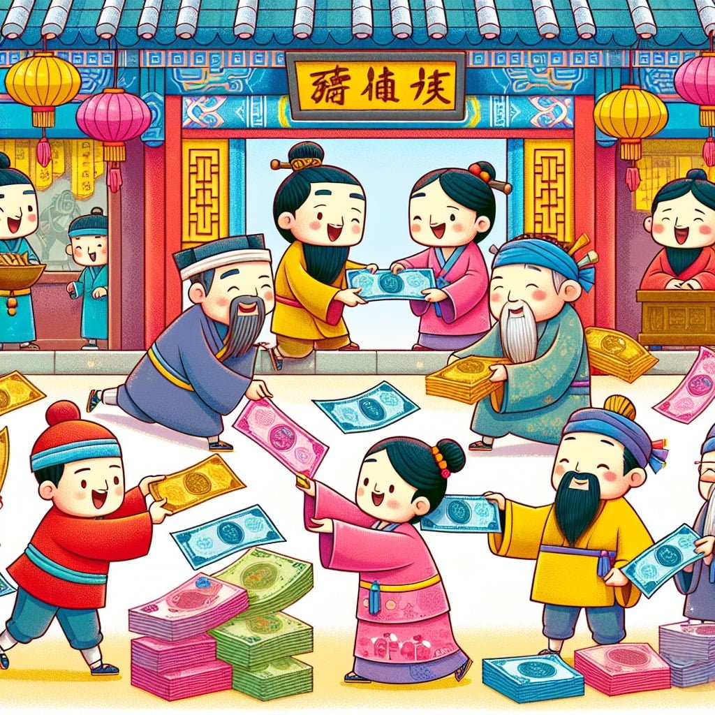 Fun fact for kids about Chinese paper money