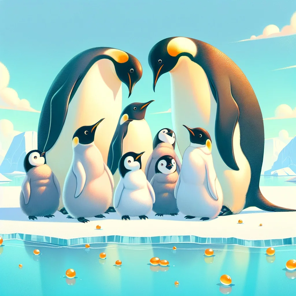 Fun fact for kids about penguin's colony