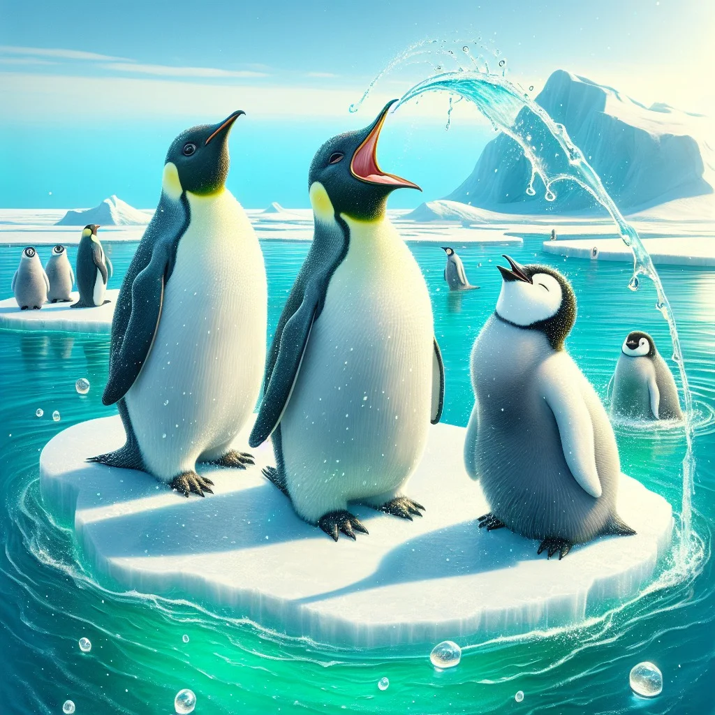 Fun fact for kids about penguin's special glands