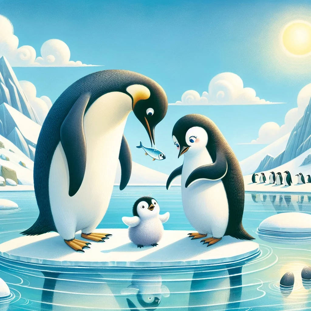 Fun fact for kids about penguin parents