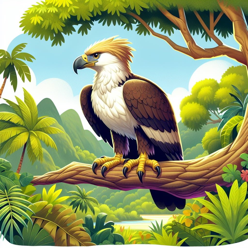 Explore 10 Awesome Endangered Animals For Kids 8 Fun fact for kids about a Philippine Eagle