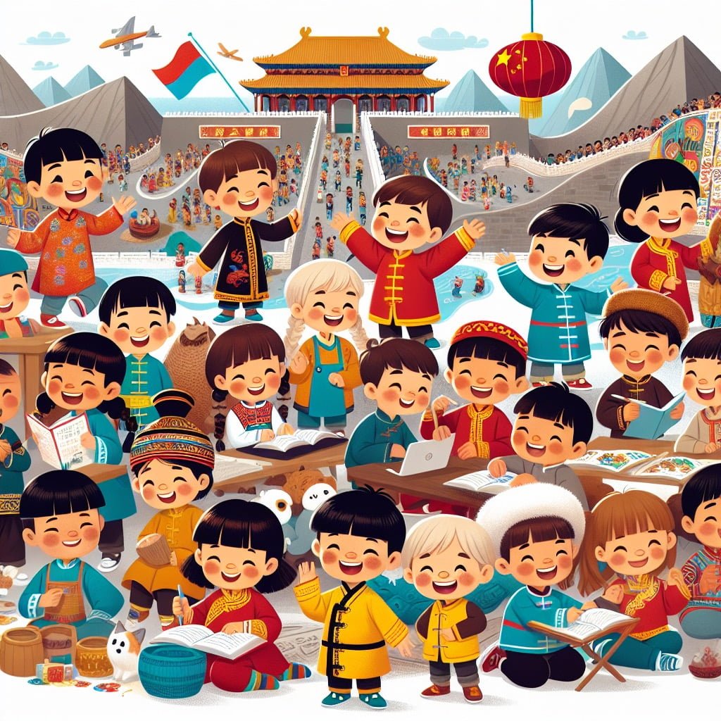 Fun fact for kids about China's population