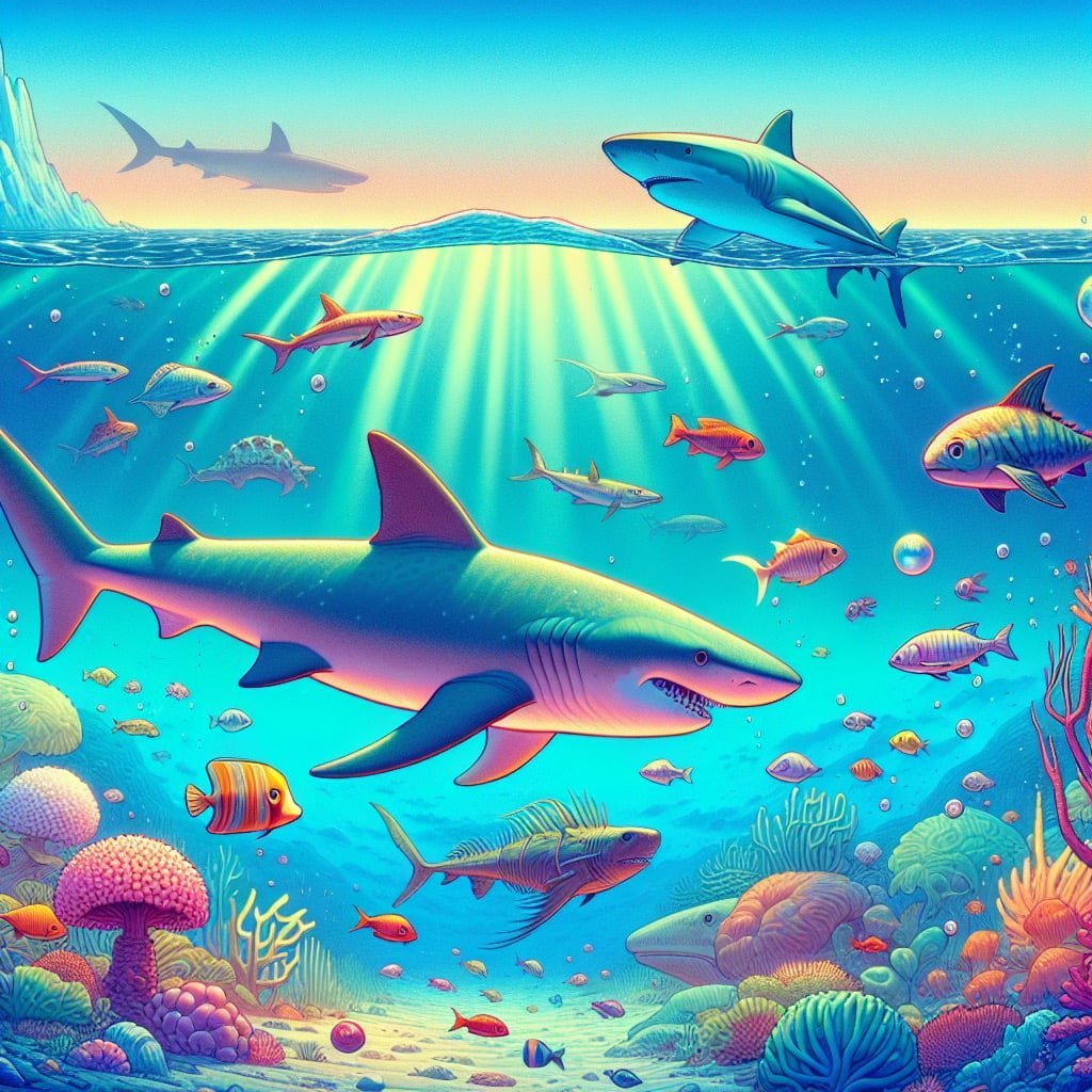 Fun fact for kids about prehistoric sharks