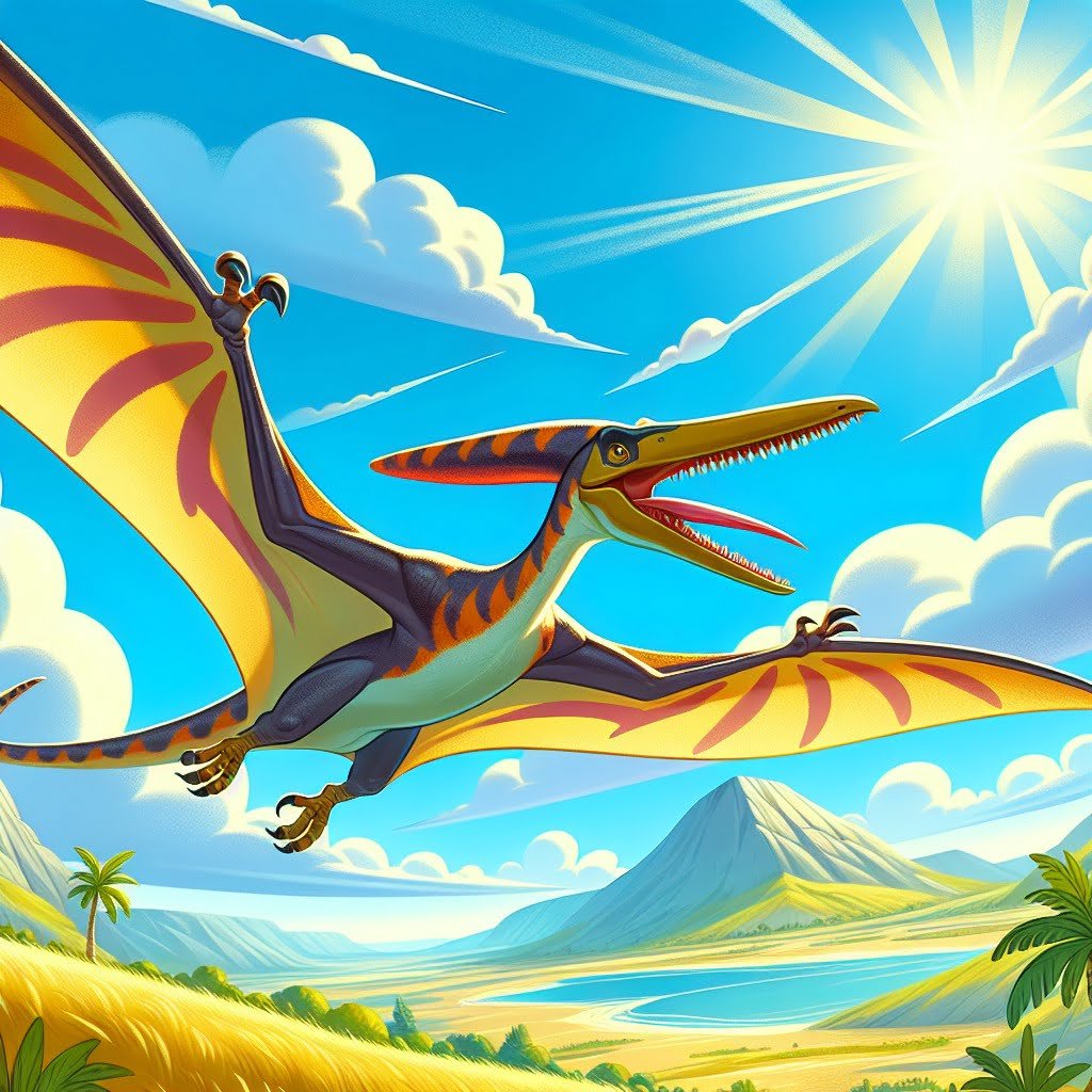Fun fact for kids about prehistoric pterosaur