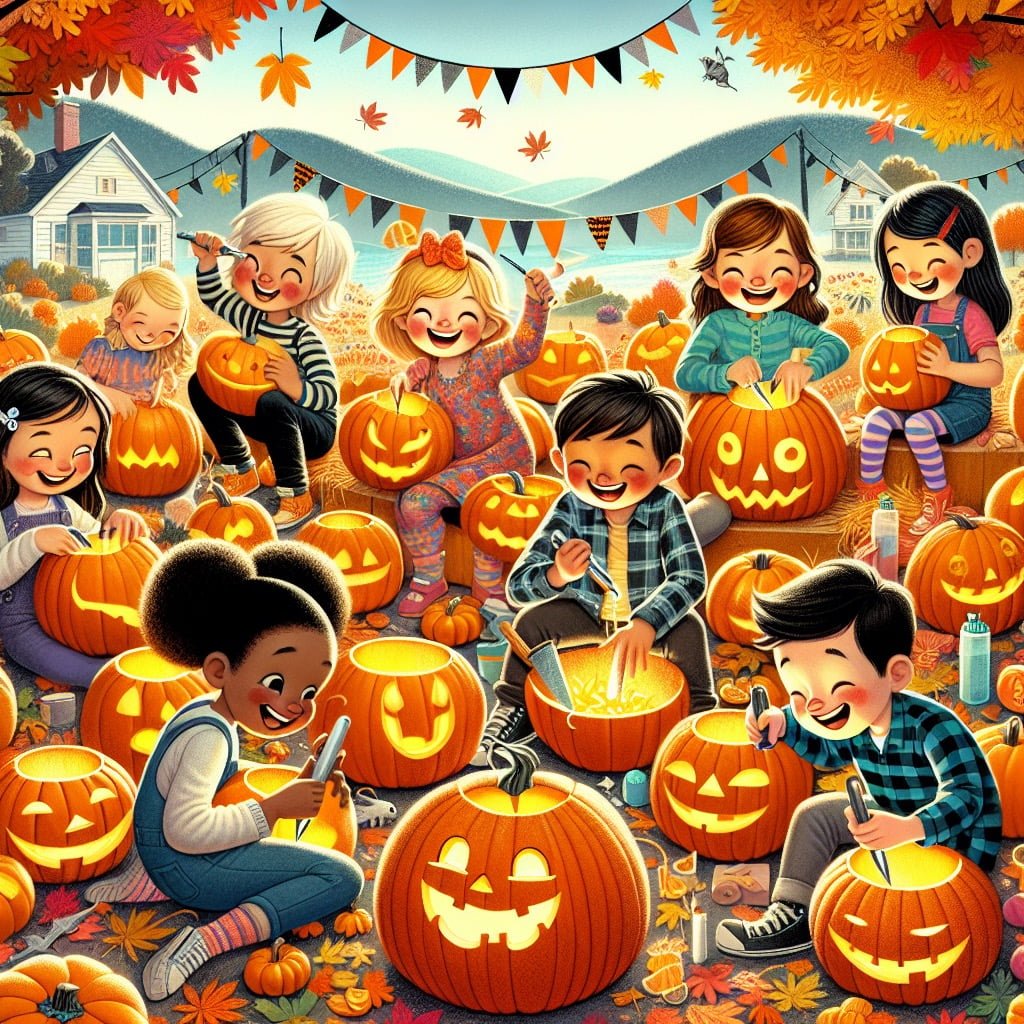 Fun fact for kids about pumpkin carving