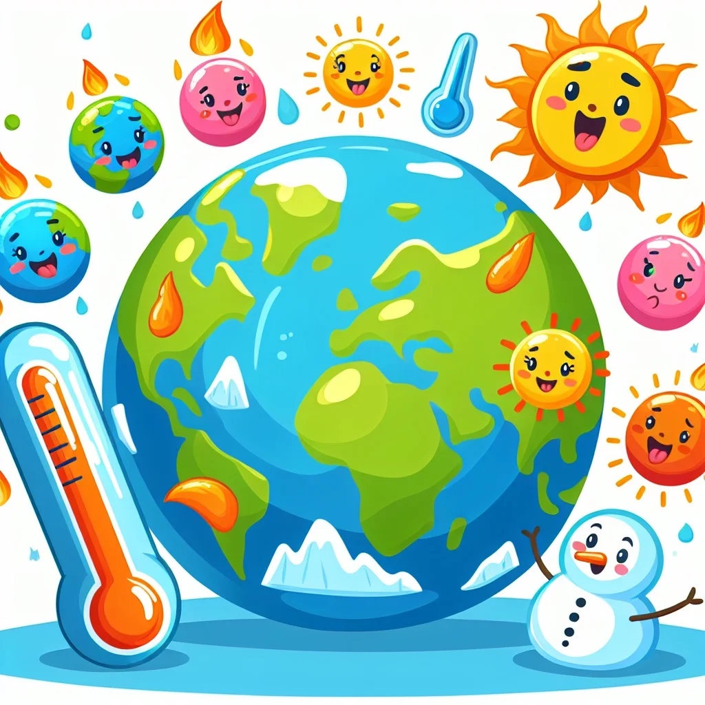 Fun fact for kids about rising temperature