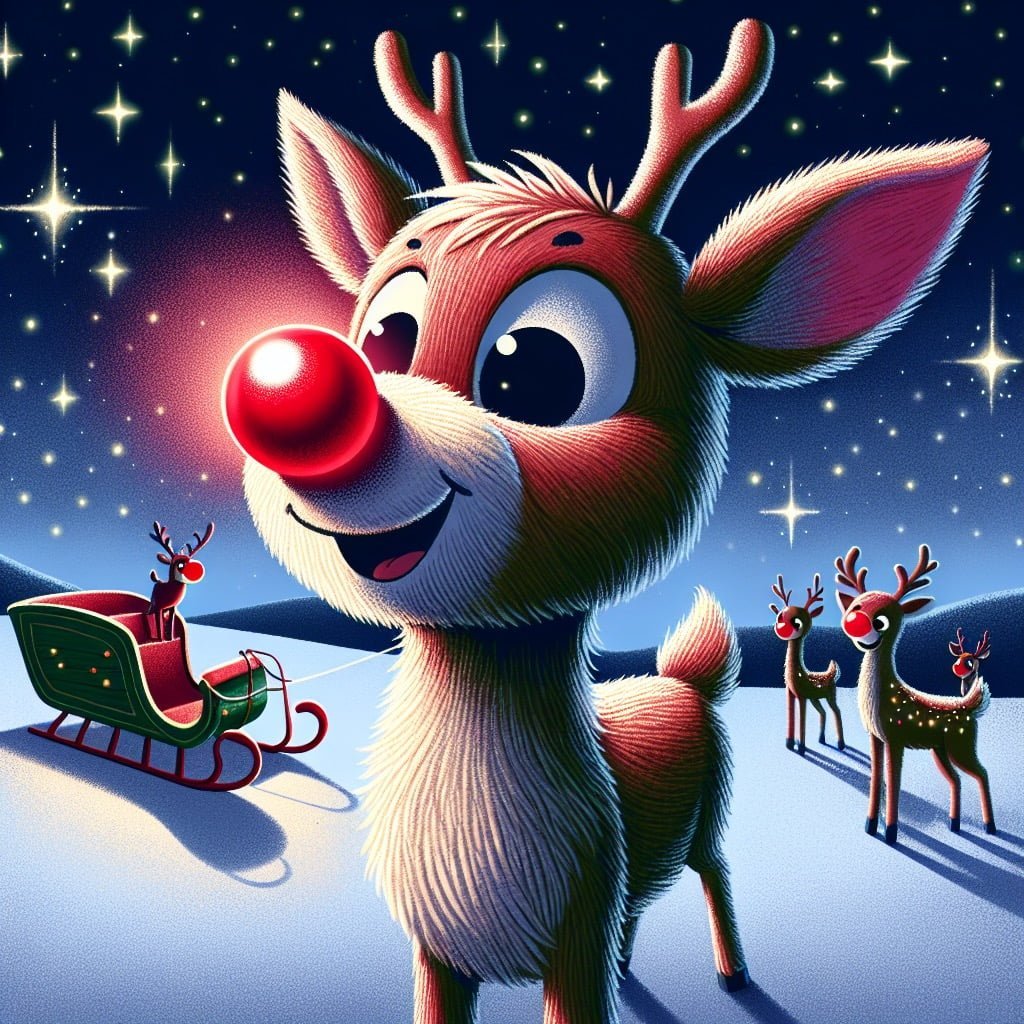 Fun fact for kids about Rudolph the Red-Nosed Reindeer