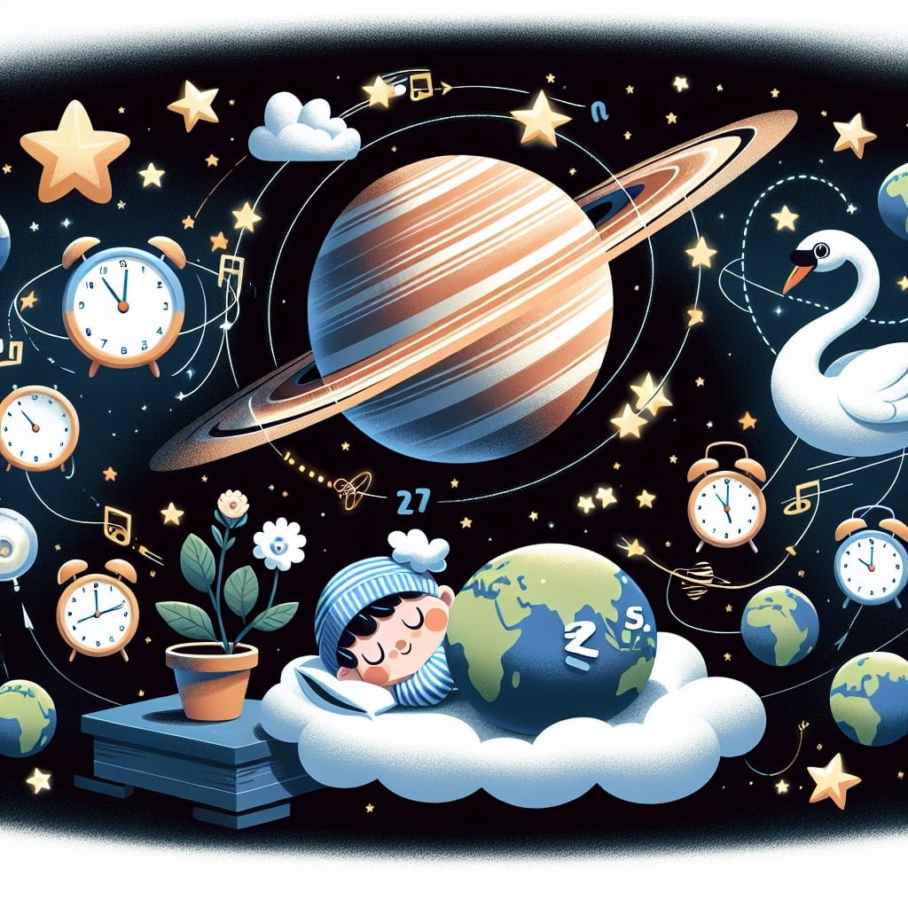 Fun fact for kids about a Saturn day