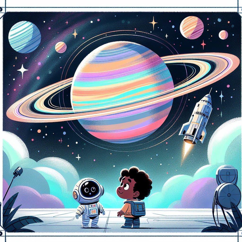 Fun fact for kids about Saturn's rings