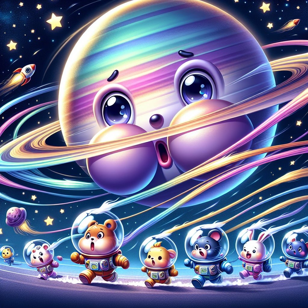 Fun fact for kids about Saturn's winds