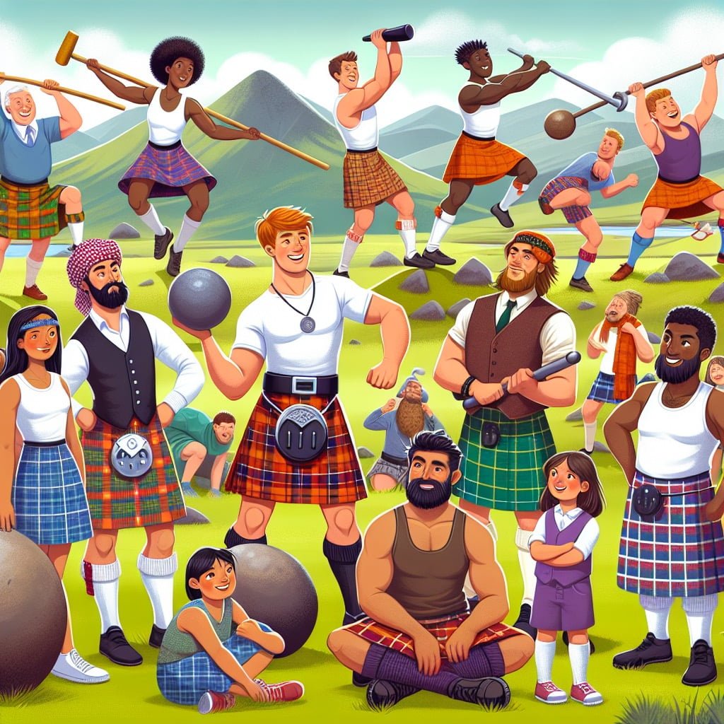 Fun fact for kids about the Scottish Highland Games