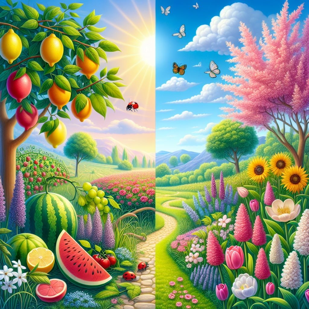 Fun fact about seasons affecting plant growth and flowering