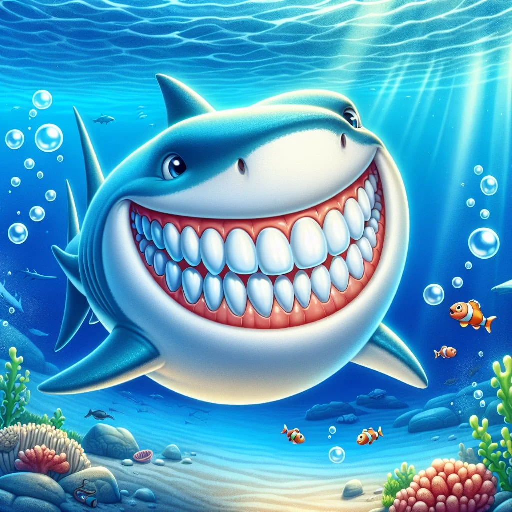 Fun fact for kids about a shark's teeth