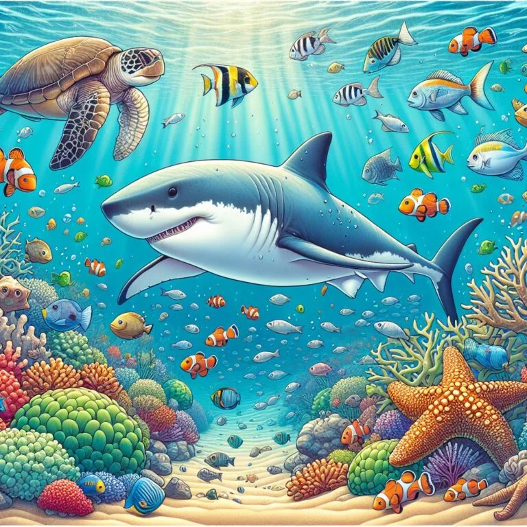 Main image for the post with 10 Marvelous Shark Facts For Kids