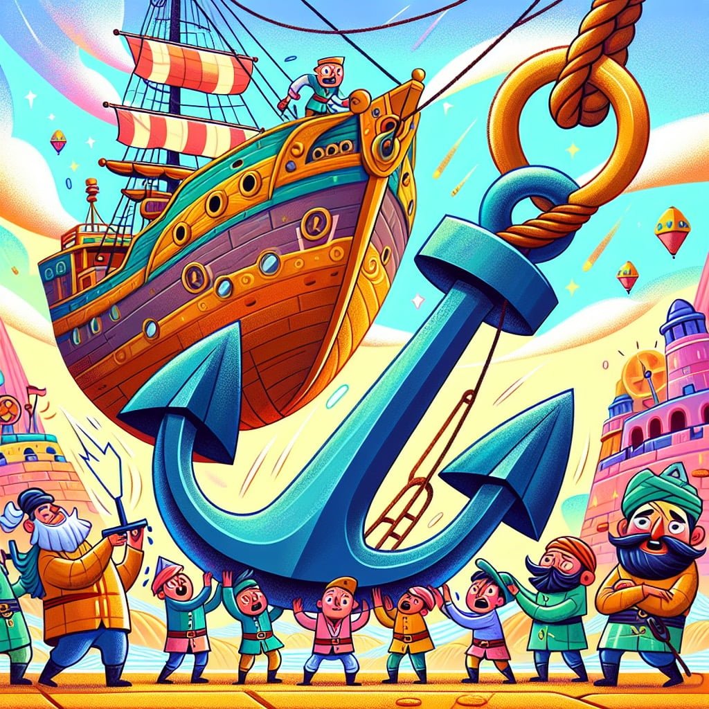 Fun fact for kids about a ship's anchor