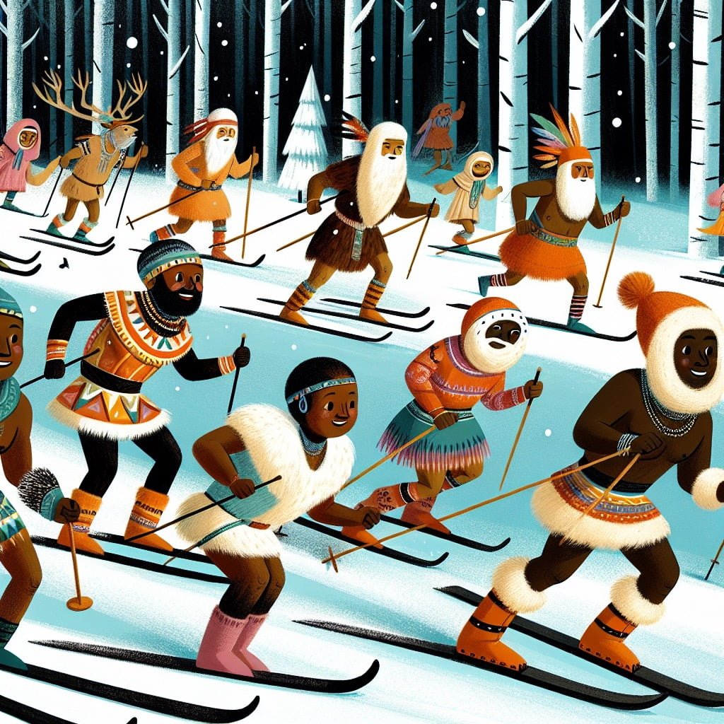 Fun fact for kids about the history of skiing