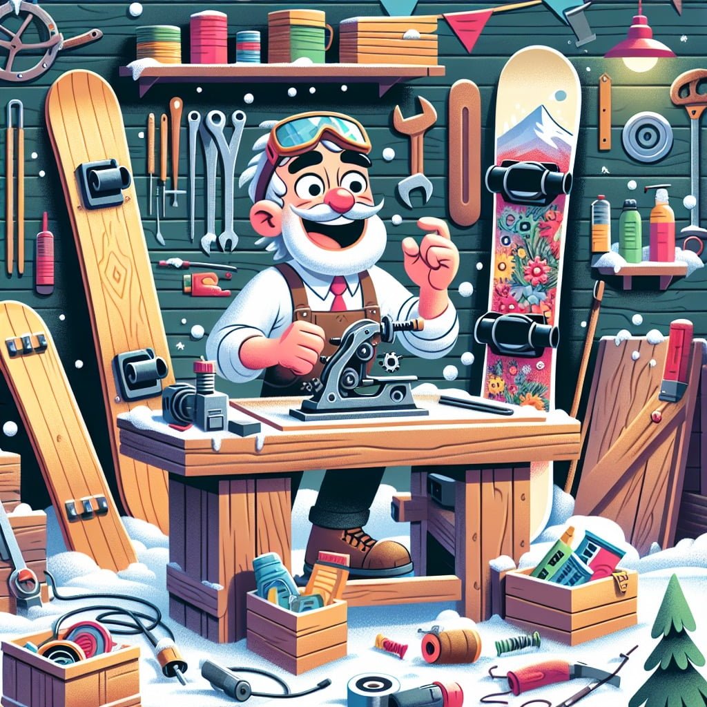 Fun fact for kids about the first snowboard