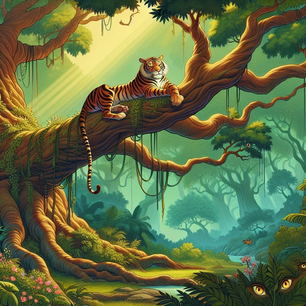 Fun fact for kids about solitary tiger