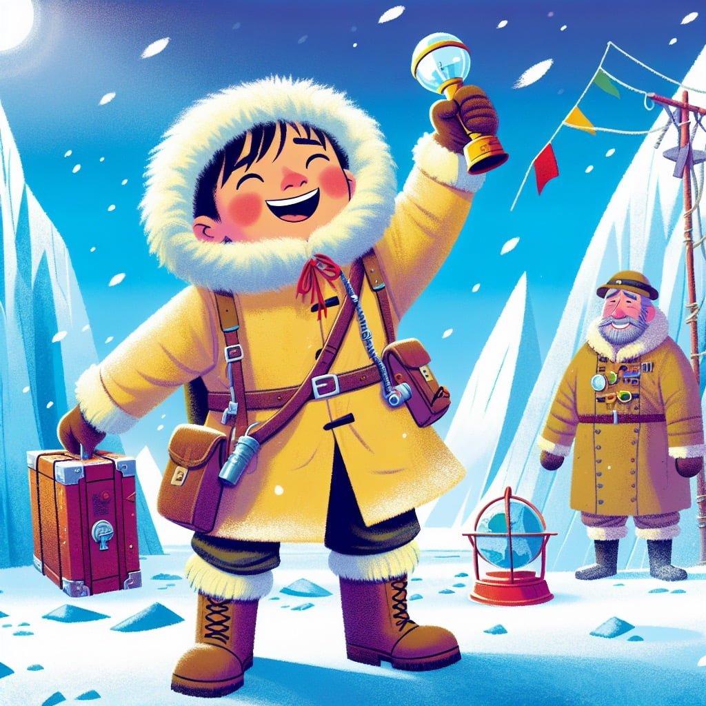 Fun fact for kids about the first explorer reaching the South Pole