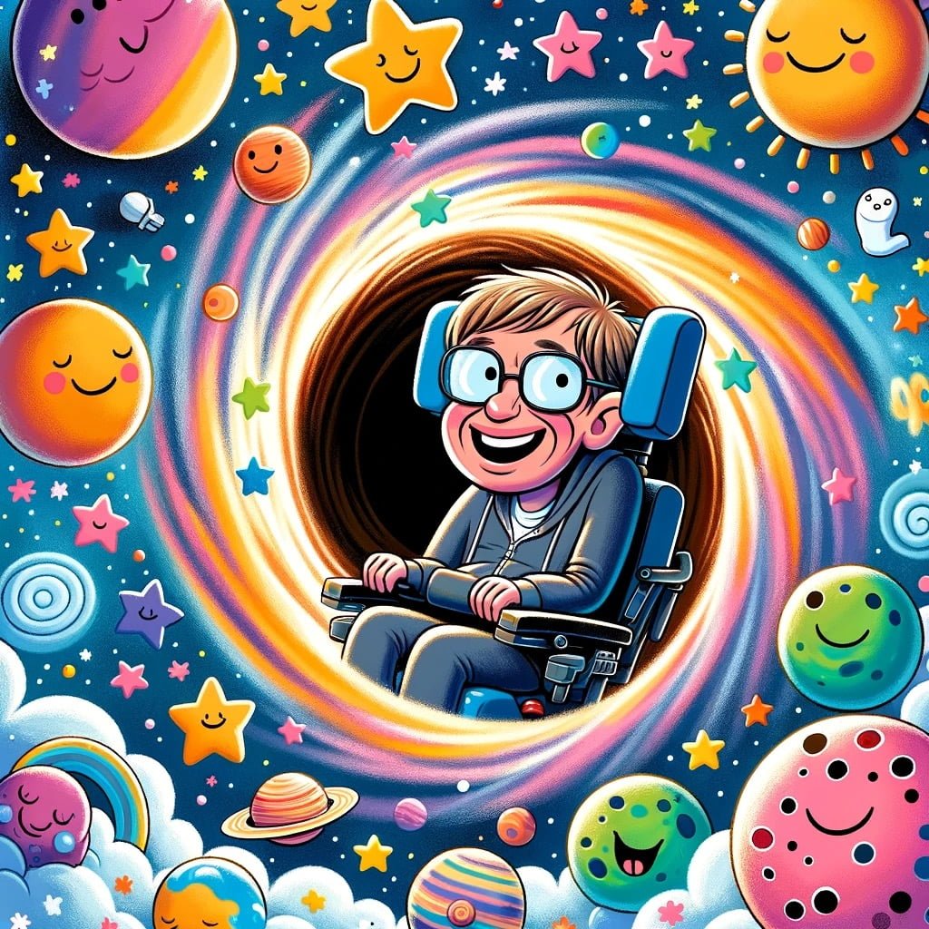 Fun fact for kids about Stephen Hawking