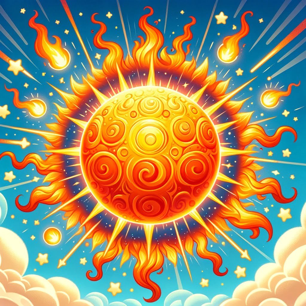 Fun fact for kids about the sun in space