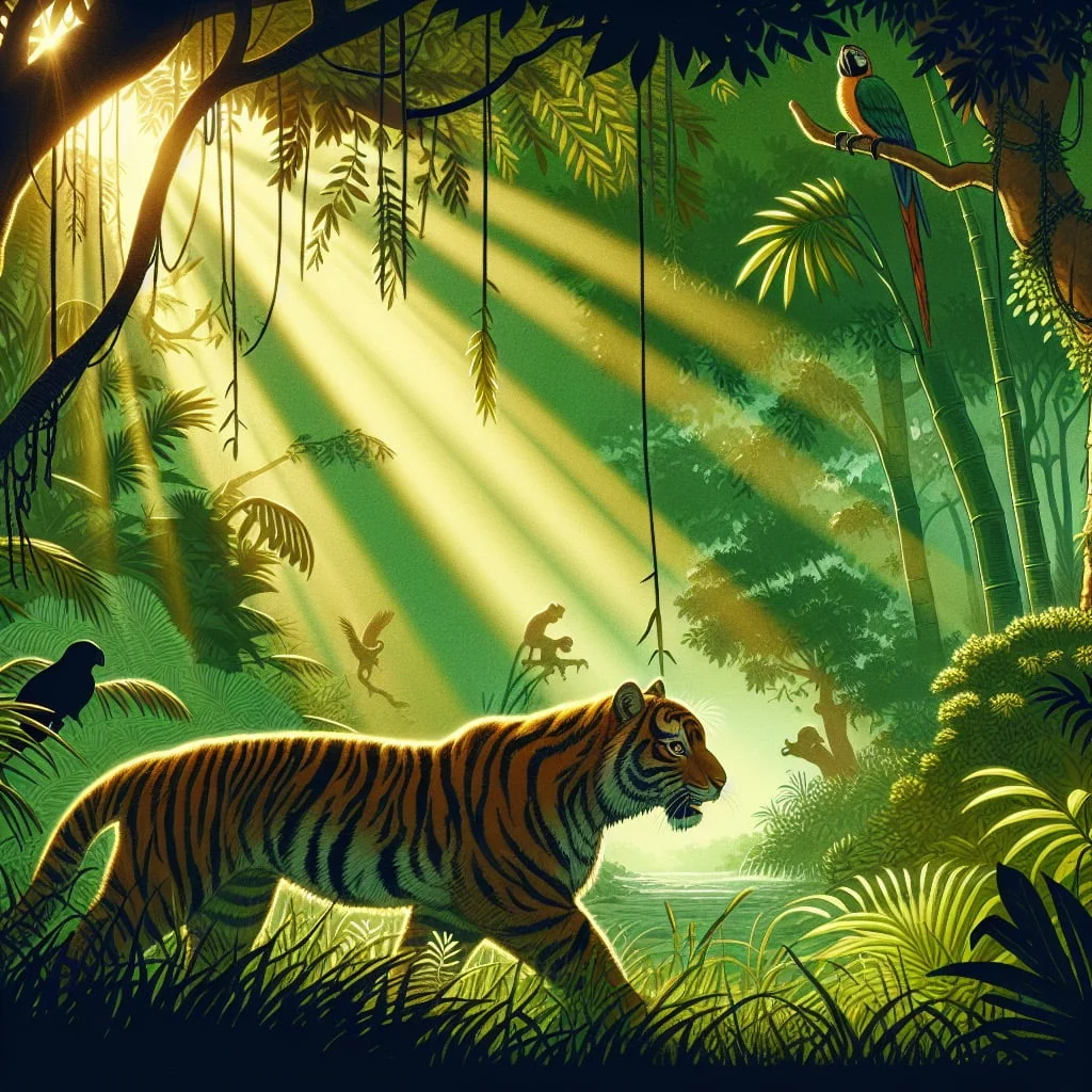 Fun fact for kids about tiger stripes
