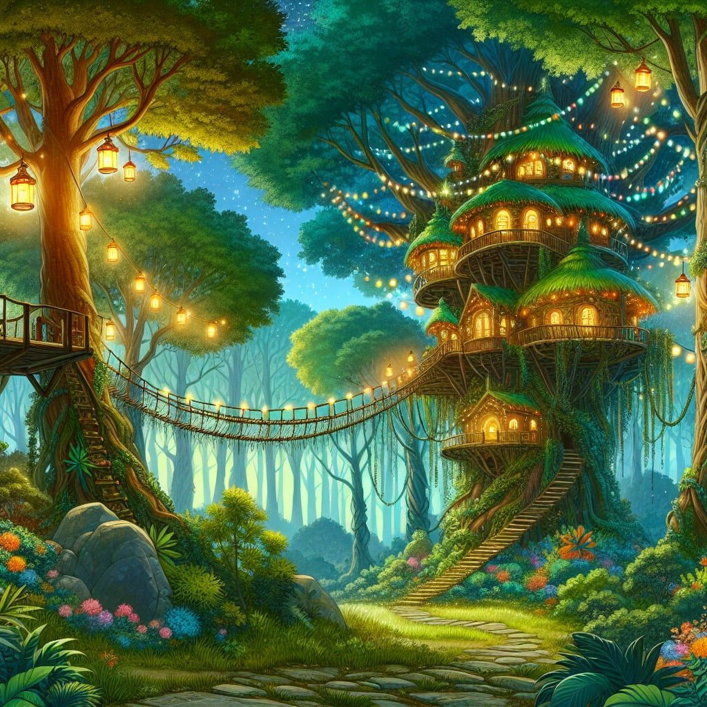 Fun fact for kids about the world's largest treehouse