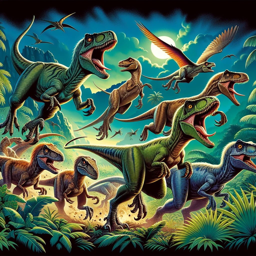 Fun fact for kids about velociraptors hunting