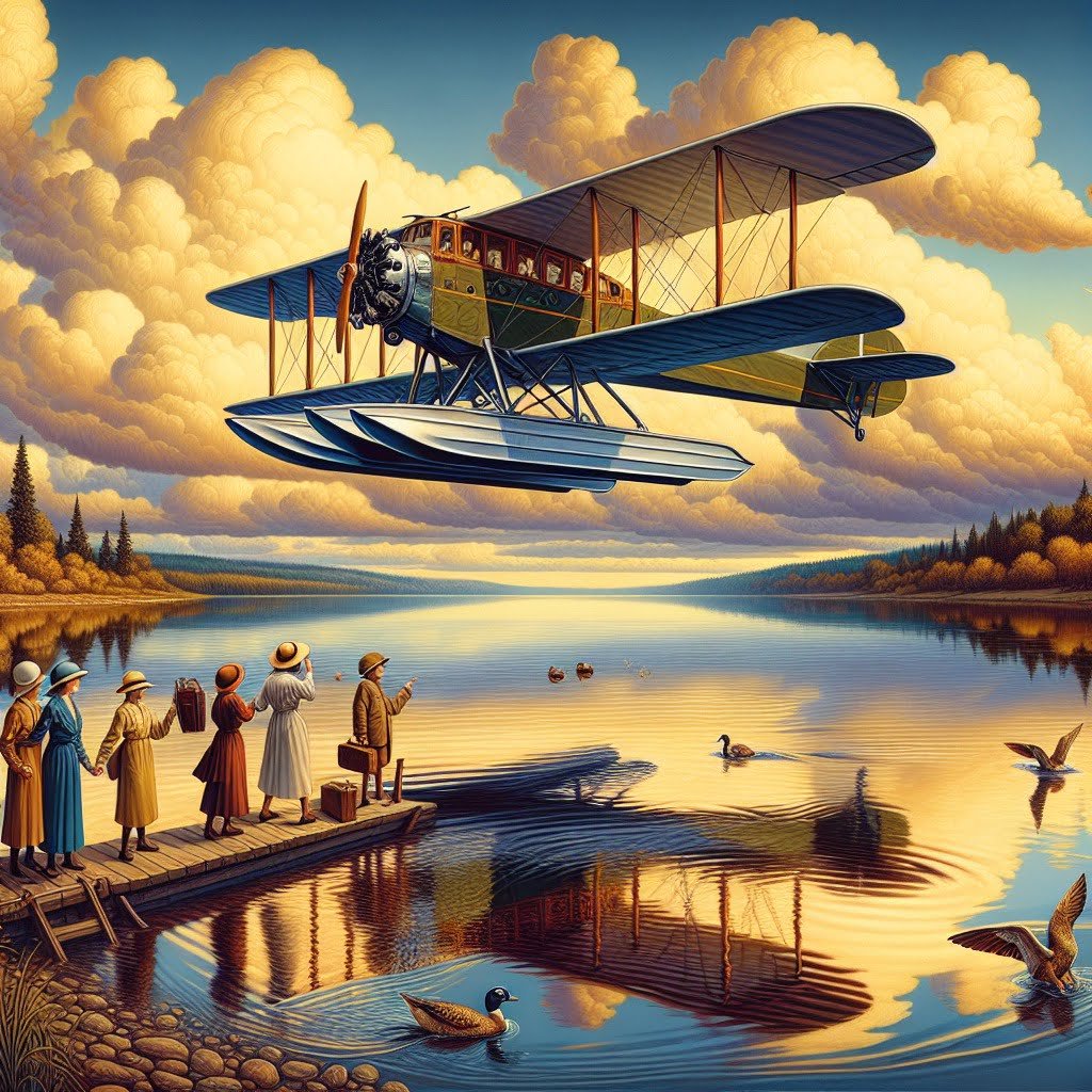 Fun fact for kids about the first passenger plane