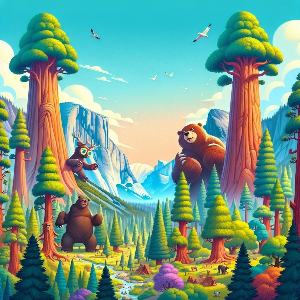 Fun fact for kids about the Giant Sequoias of Yosemite National Park