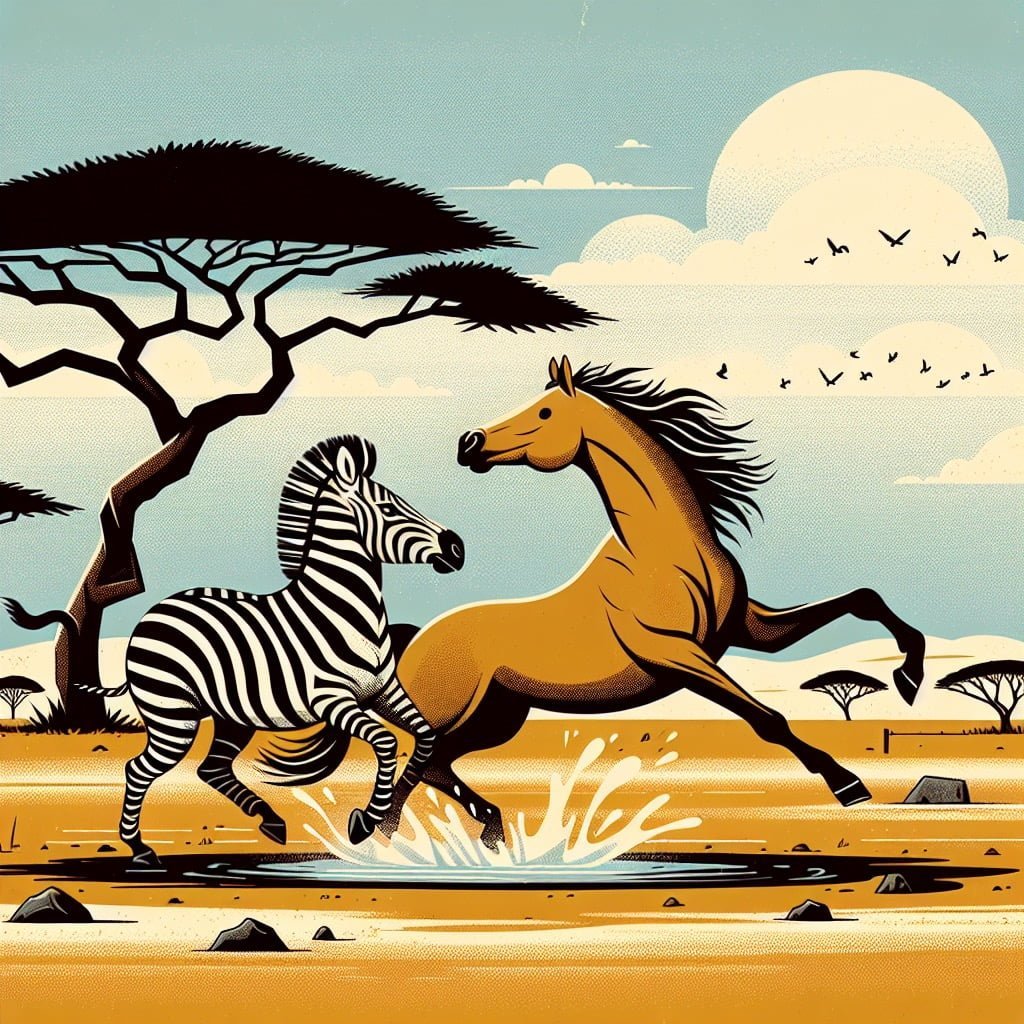 Fun fact for kids about zebra-horse relation