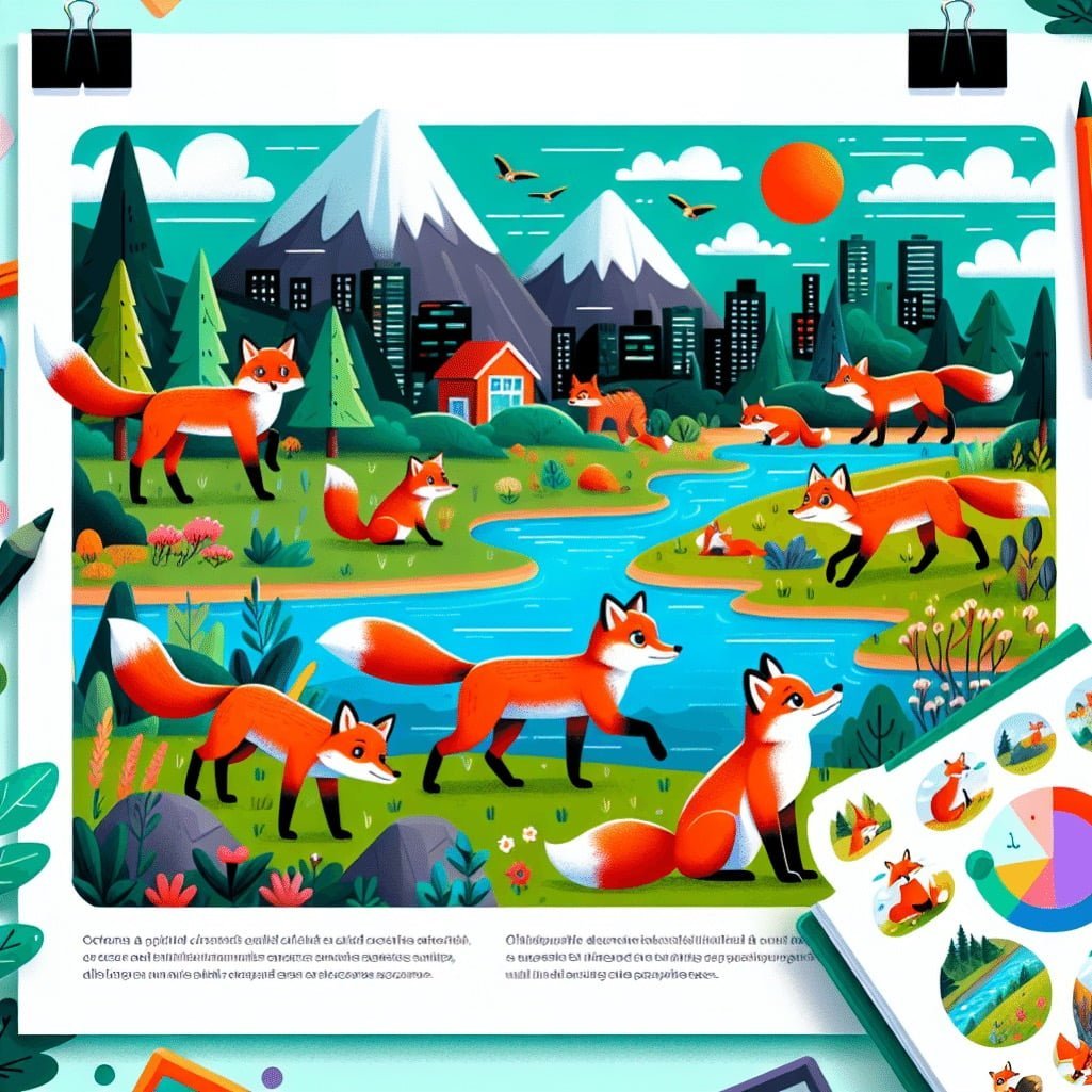 Fun fact for kids about an adaptable fox