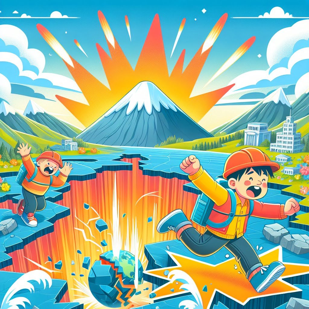 Fun fact for kids about aftershocks after an earthquake