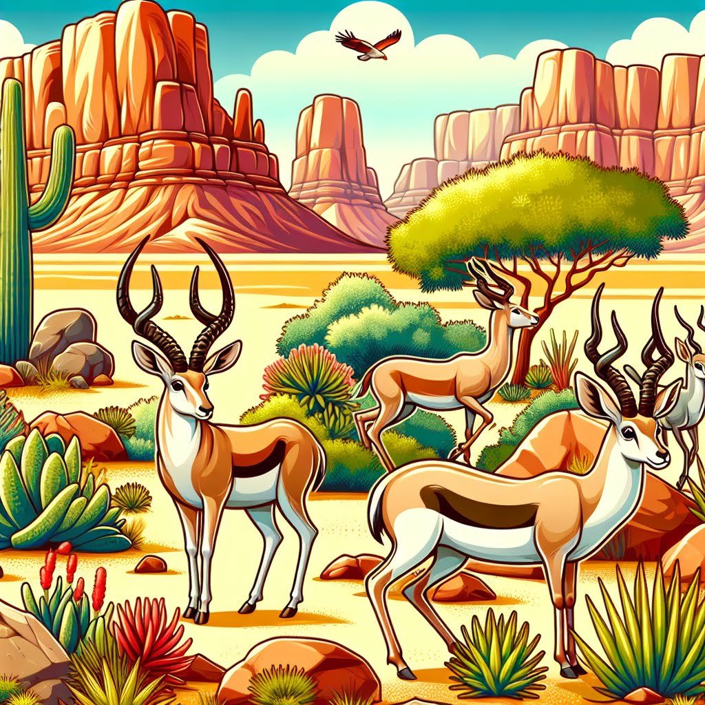 Fun fact for kids about antelopes in Arizona