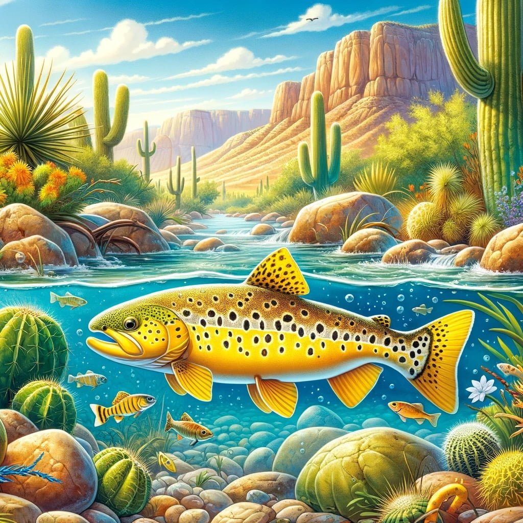 Fun fact for kids about the Apache Trout in Arizona