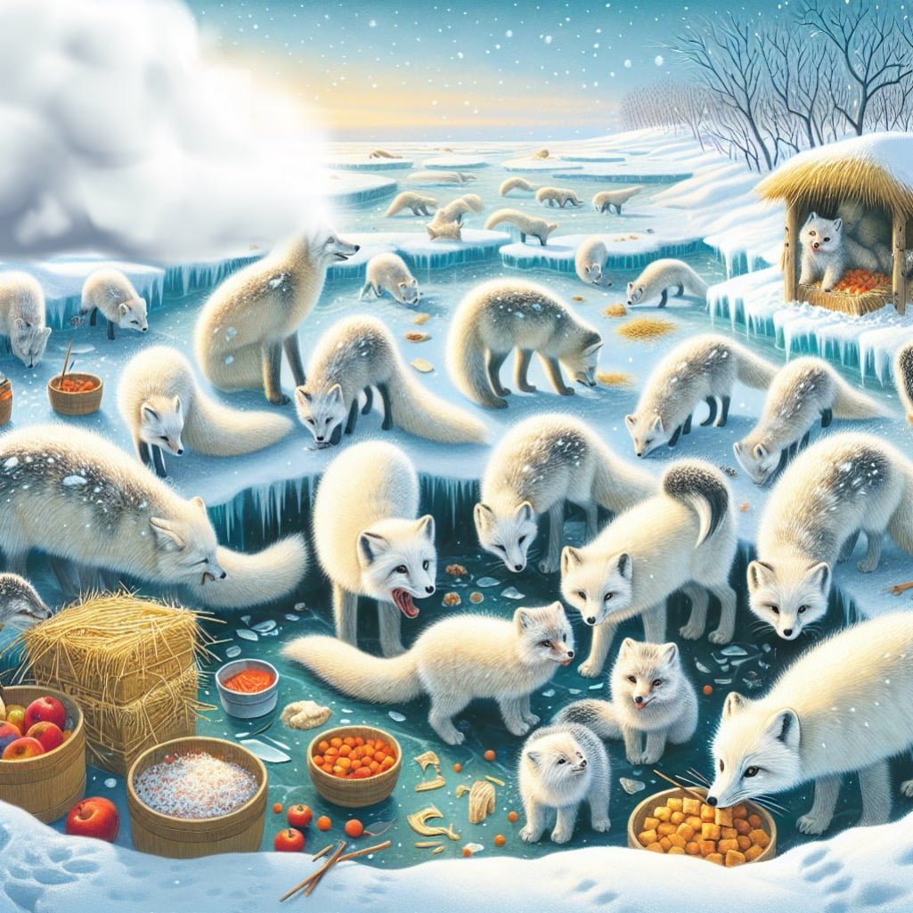 Learn 10 Cool Arctic Fox Facts For Kids 7 Fun fact for kids about an arctic fox burying food