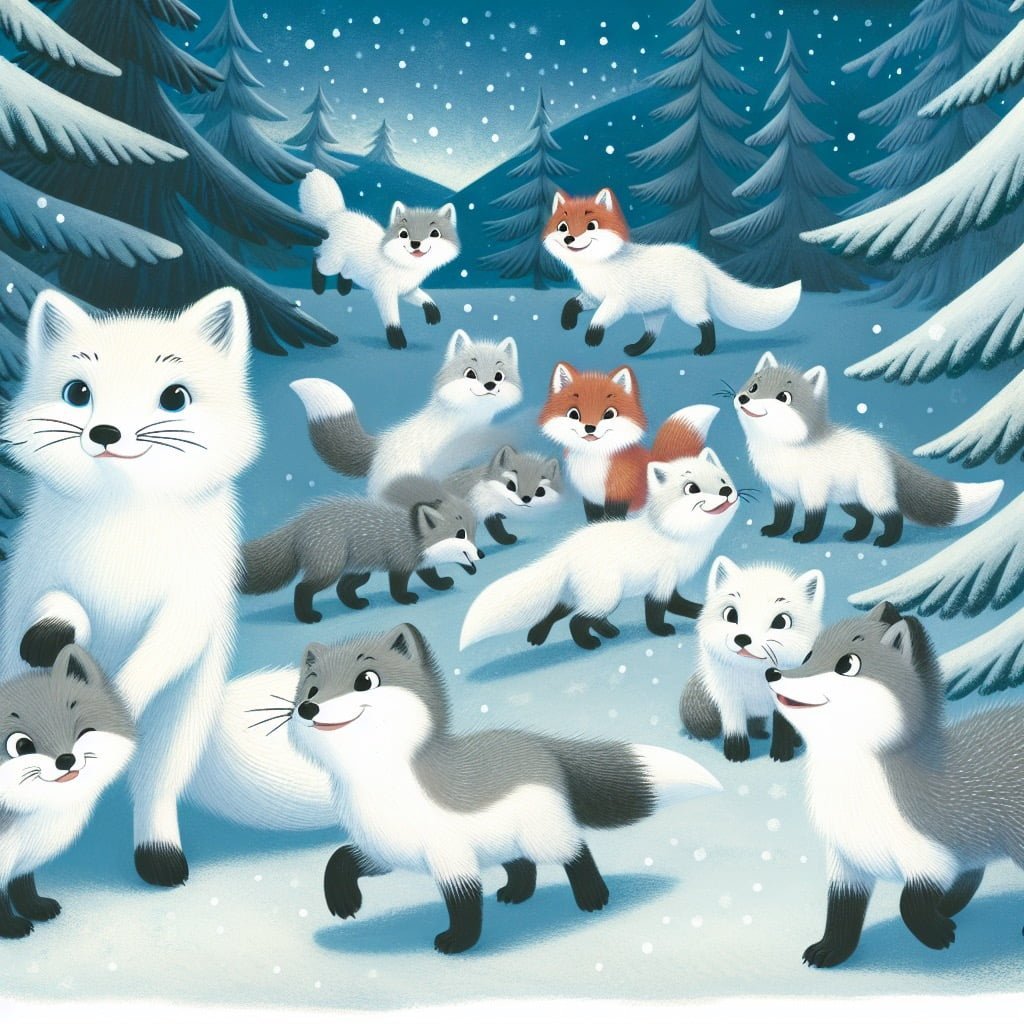 Learn 10 Cool Arctic Fox Facts For Kids 11 Fun fact for kids about arctic fox social groups