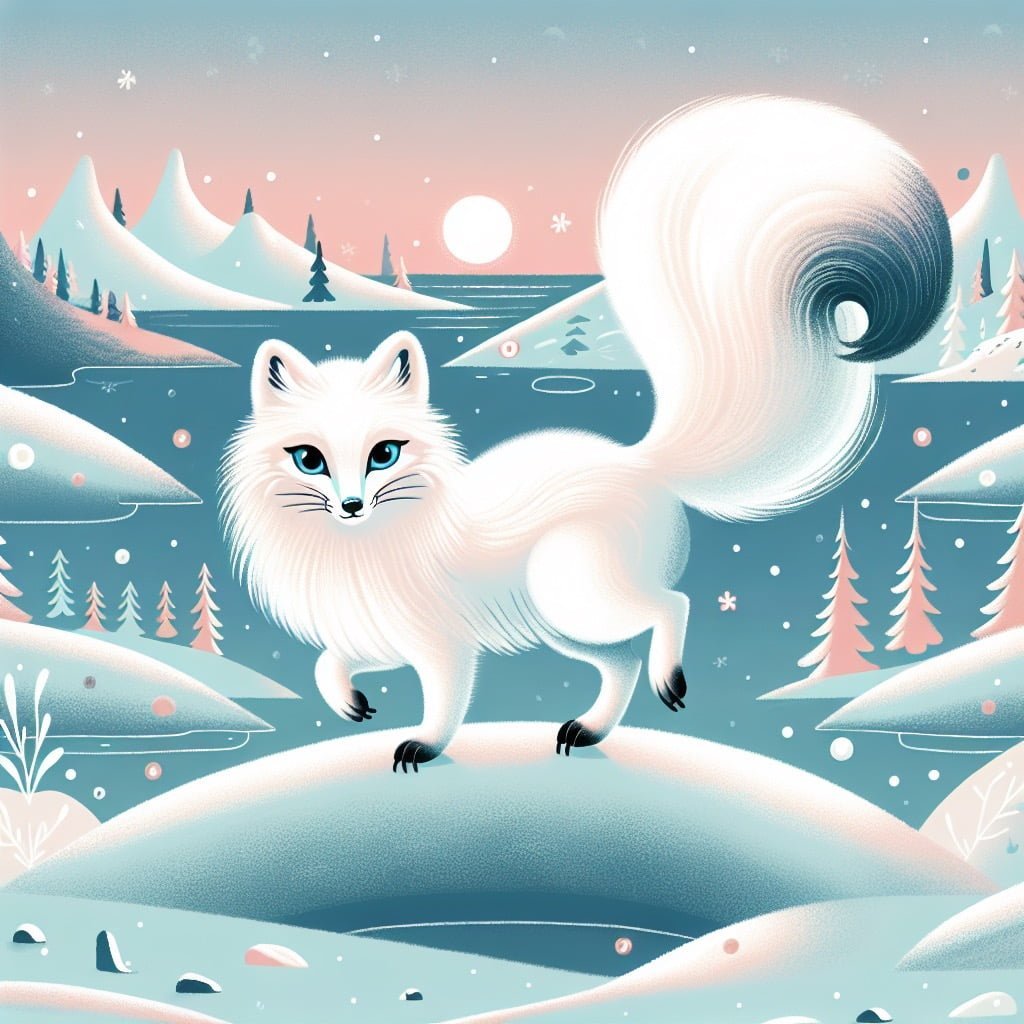Learn 10 Cool Arctic Fox Facts For Kids 10 Fun fact for kids about an arctic fox's bushy tail