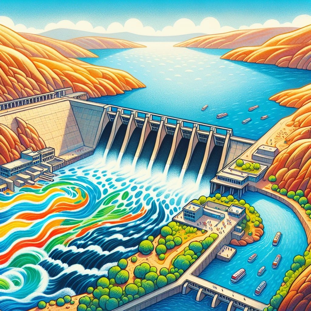 Fun fact for kids about the Aswan High Dam and the Nile River